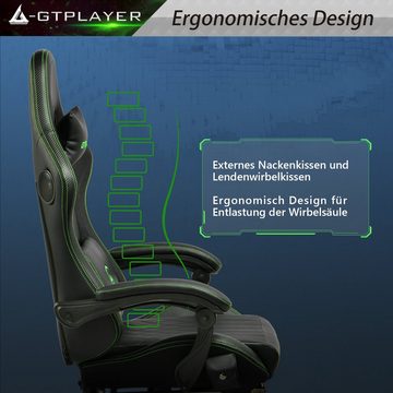 GTPLAYER Gaming-Stuhl »ergonomischer Bürostuhl mit HIFI Stereo Lautsprecher«, Verbindungsarmlehen beeindrukende Klang-atmosphäre