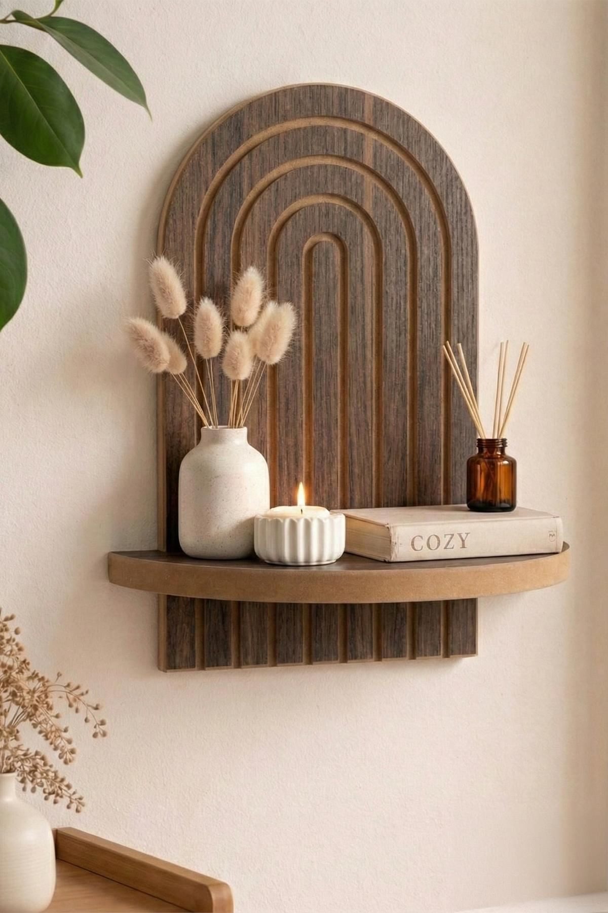 Skye Decor Deko-Wandregal Boho, aus melaminbeschichteter Spanplatte, geometrisches Design