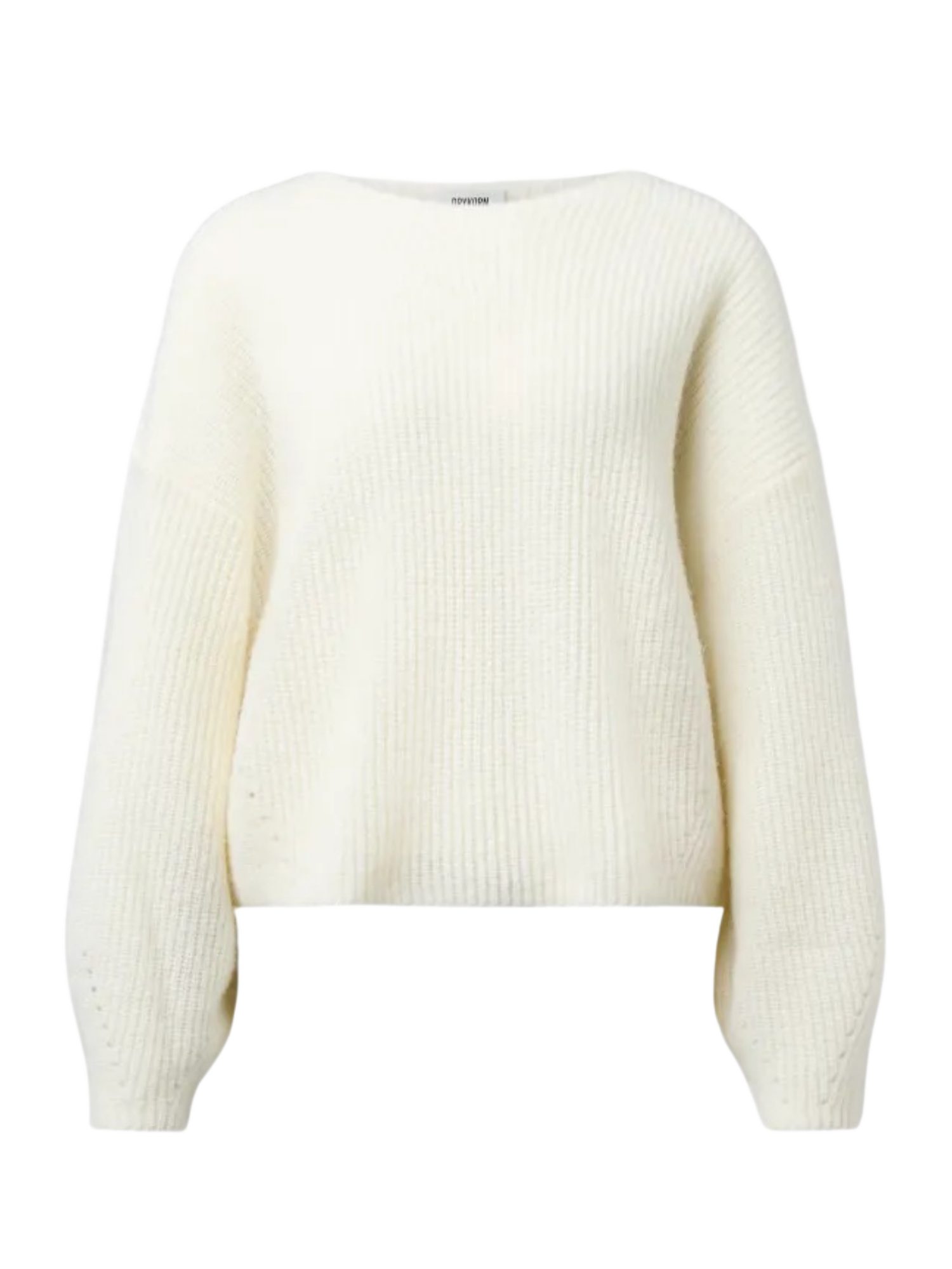 Drykorn Strickpullover weiß,Casual,Wolle,Strukturiert,Rundhals,Langarm,Oversized