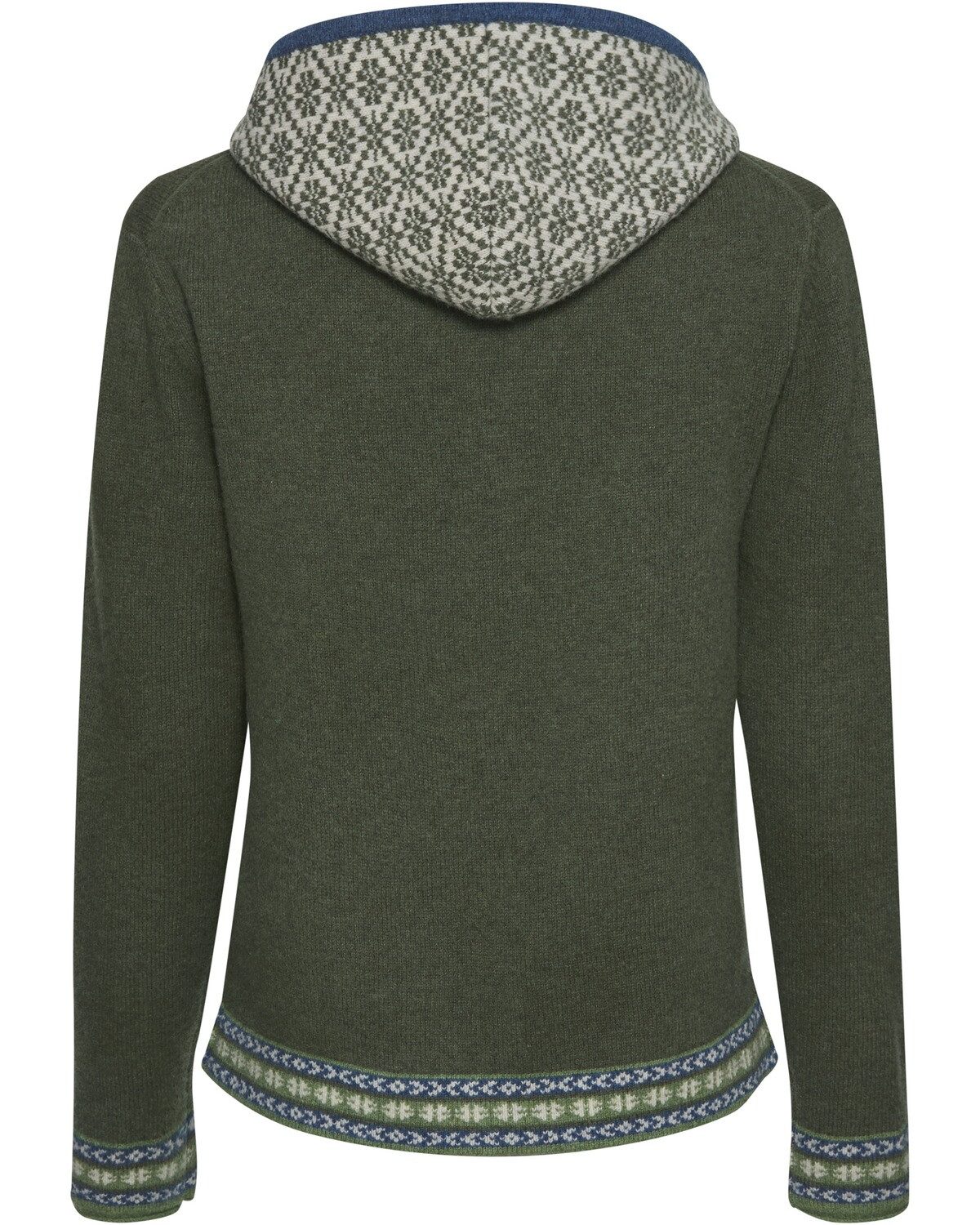 Reitmayer Strickjacke Jacquard-Cardigan mit Kapuze