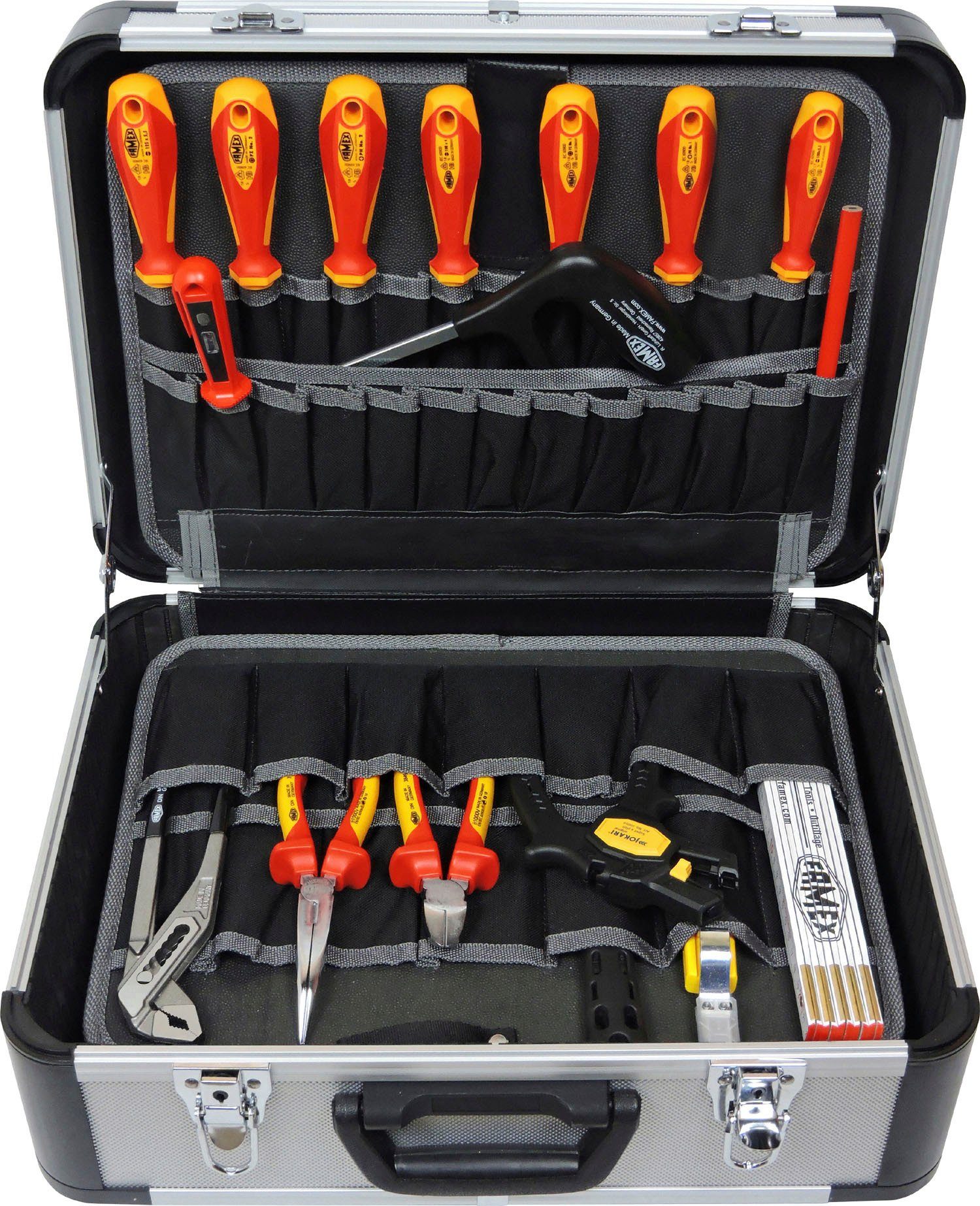 478-10, Elektriker für Werkzeugset den FAMEX Werkzeugkoffer 31-tlg.,