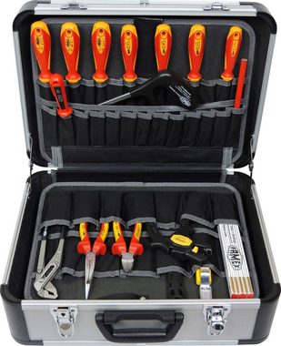 FAMEX Werkzeugset 478-10, 31-tlg., Werkzeugkoffer für den Elektriker
