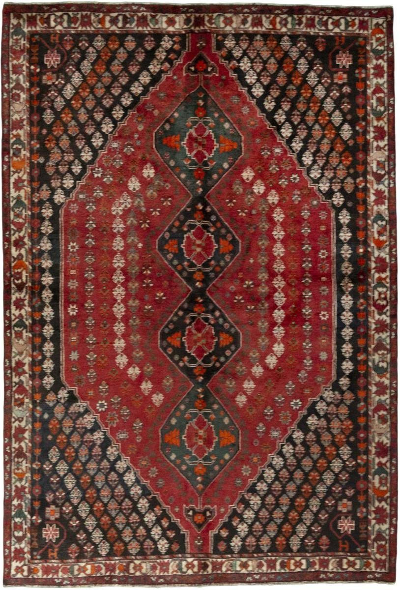 Orientteppich Shiraz 173x256 Handgeknüpfter Orientteppich / Perserteppich, Nain Trading, rechteckig, Höhe: 10 mm