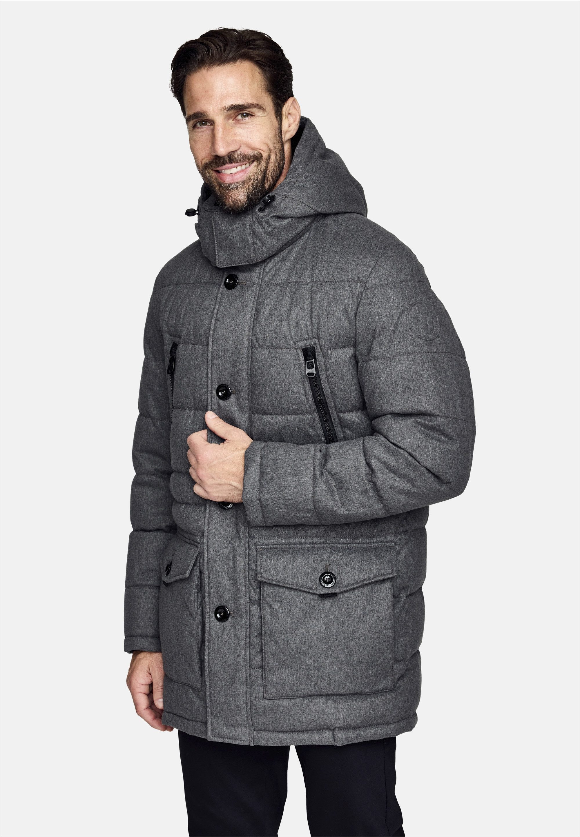 New Canadian Parka Weatherproof mit Fleece-Einsatz am Innenkragen