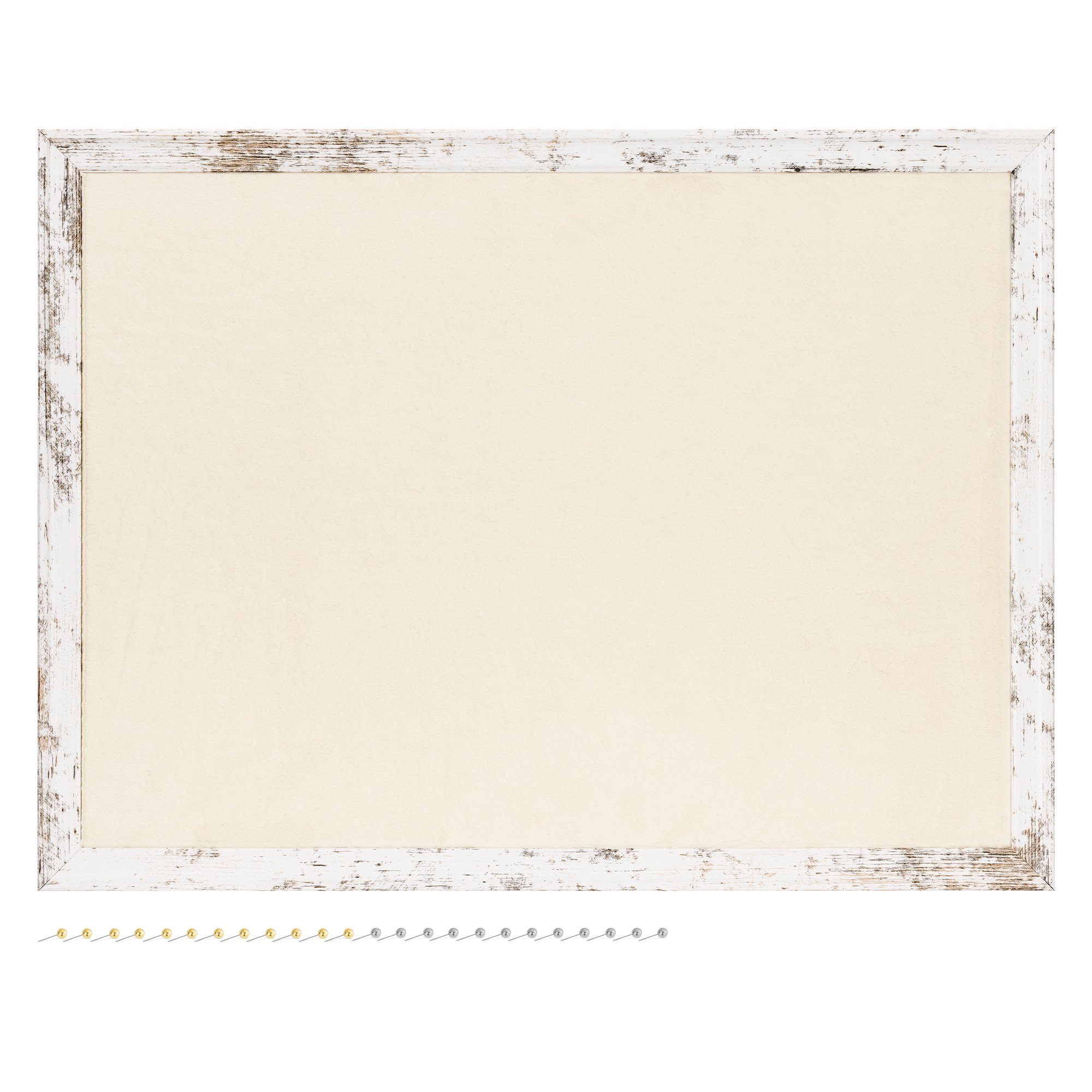 Navaris Memoboard Pinnwand Collage Fotowand aus Plüsch - 60x45cm Halter Fotos Schmuck, (1-tlg)