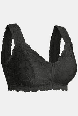 Ulla Popken Bustier Bralette Spitze Reißverschluss ohne Bügel