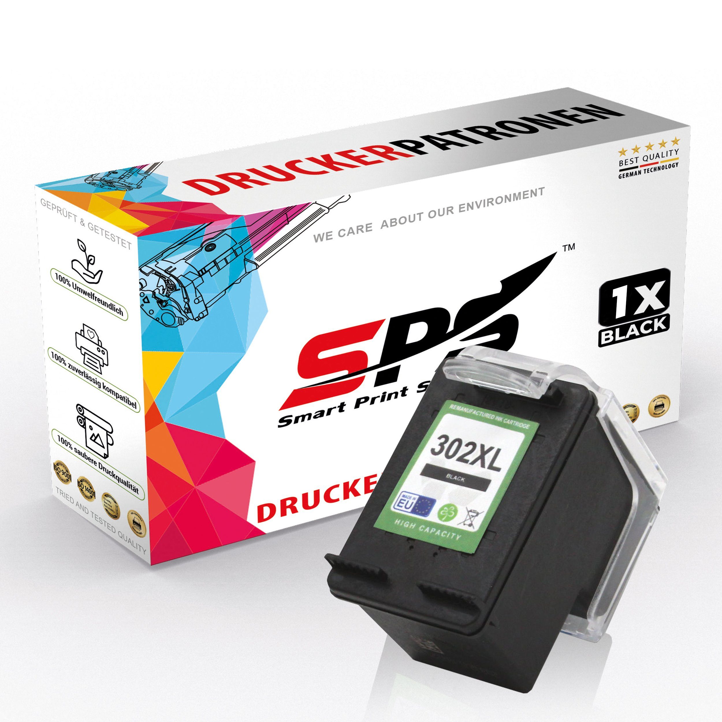 SPS Kompatibel für HP Envy 4524 E-AIO 302XL F6U68AE Tintenpatrone (1er Pack)