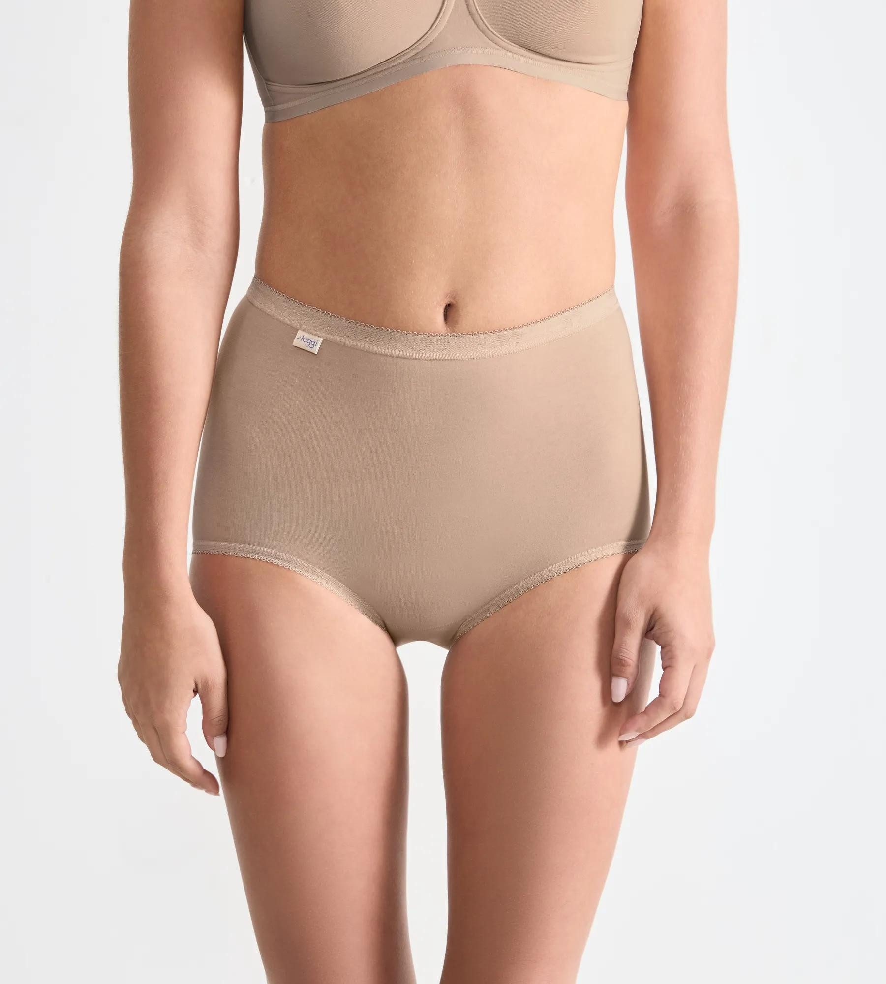 sloggi Maxislip Basic+ (4er Pack) weiche Nähte, Baumwollmischung