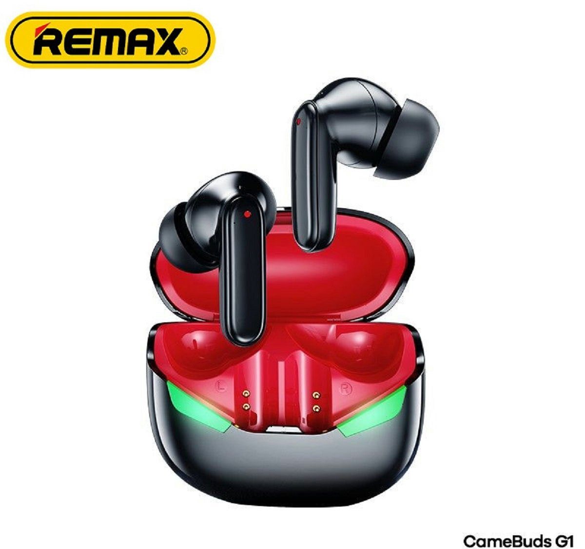 Remax TWS G1 Bluetooth 5.3 Kopfhörer In-Ear Bluetooth-Kopfhörer (Bluetooth,  Touch Control, Bluetooth, Headset für Sport Samsung Huawei Apple iPhone,  Wasserdichter IPX-4)