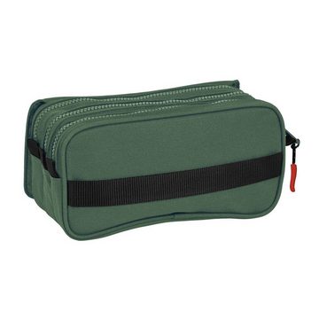 Munich Federtasche Munich Dreifaches Mehrzweck-Etui Verde grün 21,5 x 10 x 8 cm