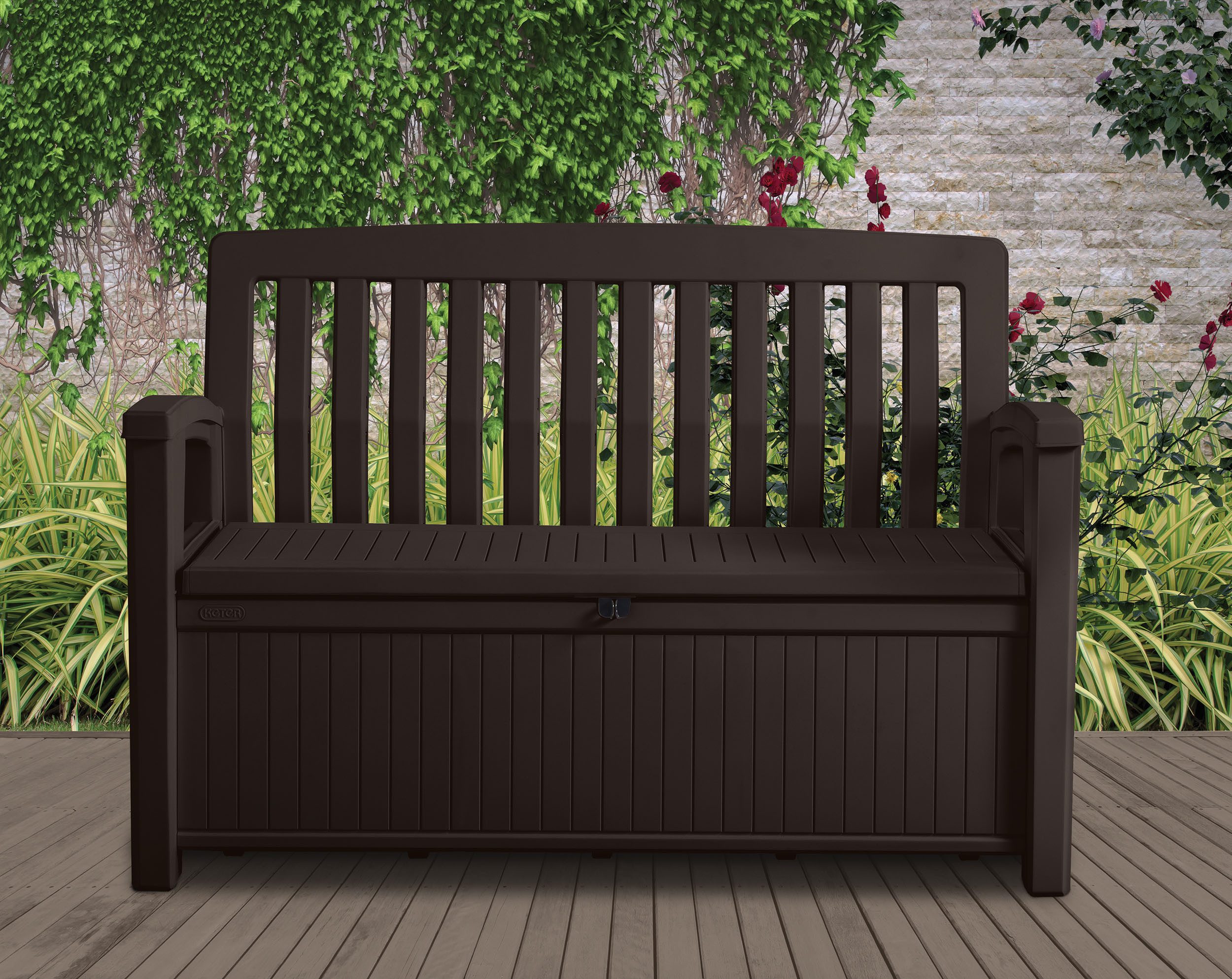Keter Gartenbank Keter Gartenbank PATIO Braun, günstig online kaufen