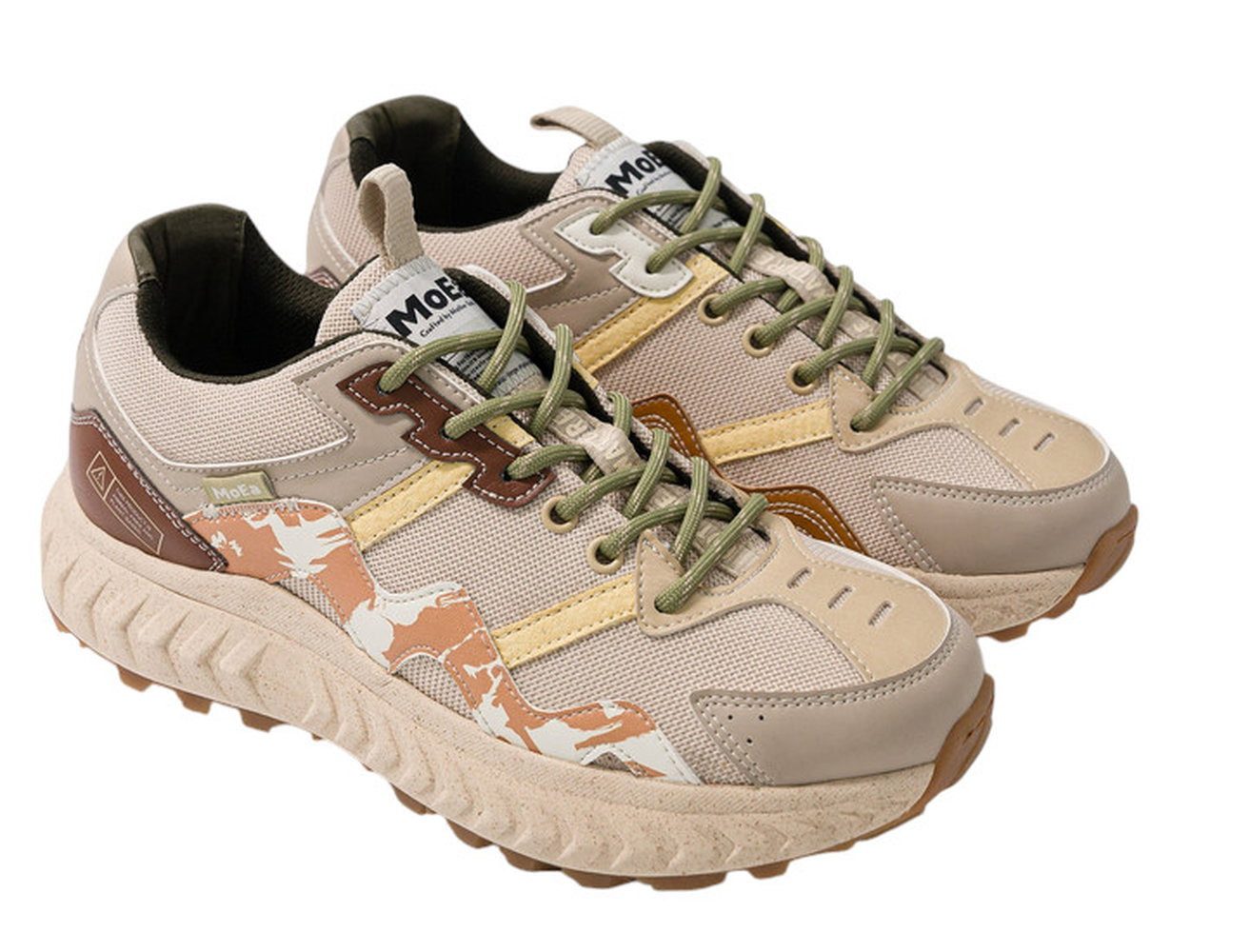 Moea Gen7 - Smiley Nature Drop - beigebraun Sneaker