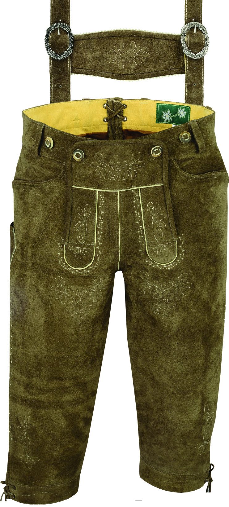 Trachtenlederhose Trachtenlederhose Herren Kniebundlederhose Camel