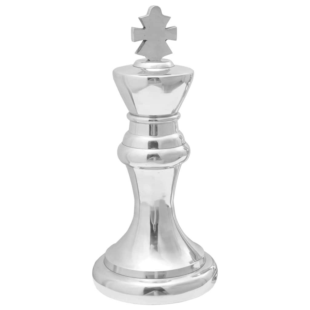 vidaXL Skulptur Скульптуры Silber Aluminium (2 St)