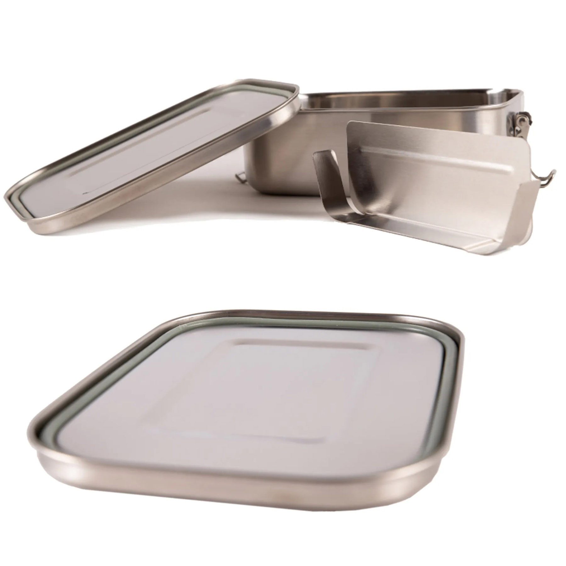 NATIONAL GEOGRAPHIC Lunchbox Brotdose Box Dose Lunch Box, Edelstahl, 16x 12 x 5,5 cm Spühlmaschinenfest