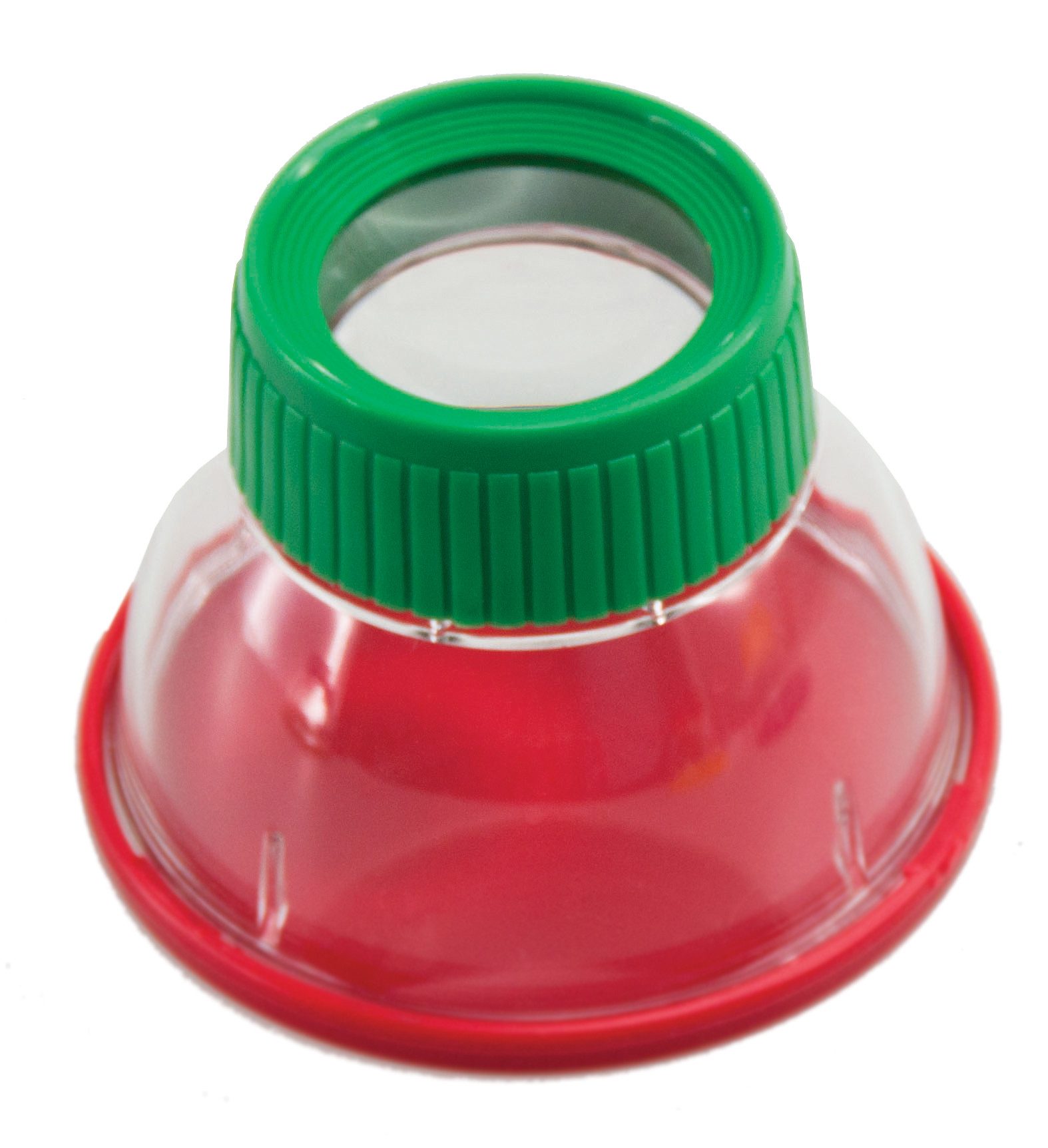 Edu-Toys Becherlupe JS011 Bunte große Becherlupe Lupendose 6fach Kita Schule, 2-tlg.