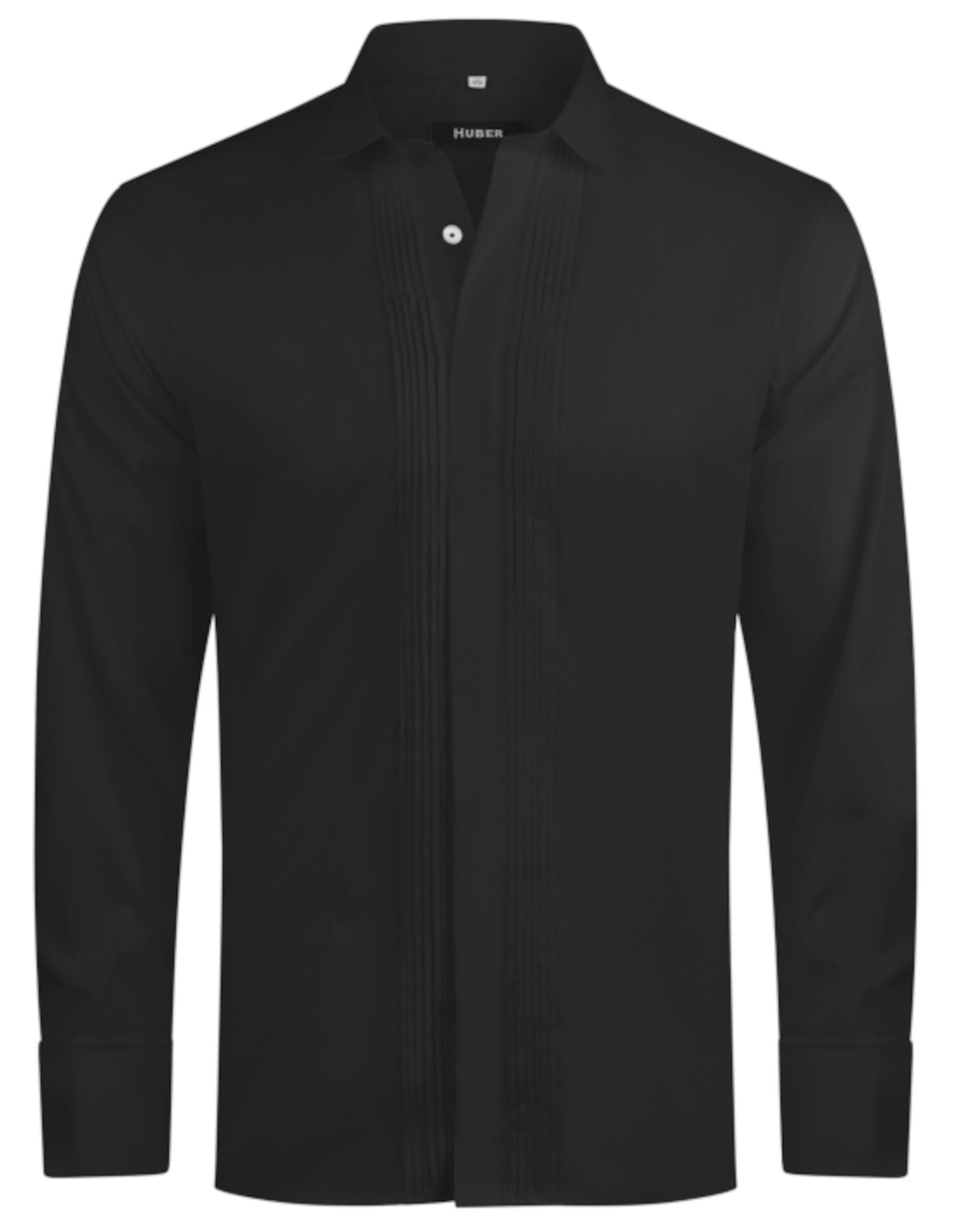 Huber Сорочки Smokinghemd HU-0171 Kläppchen-Kragen, Plissee, Umschlag-Manschette, Regular Fit