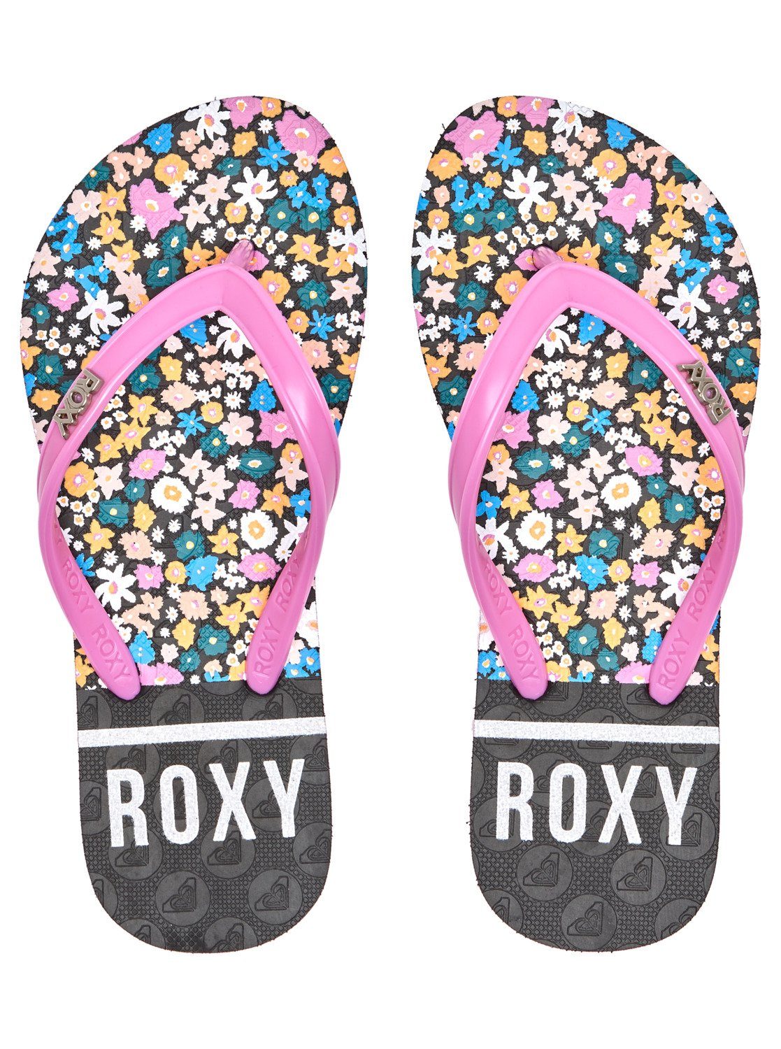 Roxy Viva Stamp Black/Floral Sandale