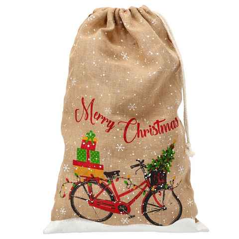 Sarcia.eu Geschenkbox Geschenkbeutel aus Jute, Weihnachtsbeutel, Geschenkbeutel 77x50 cm
