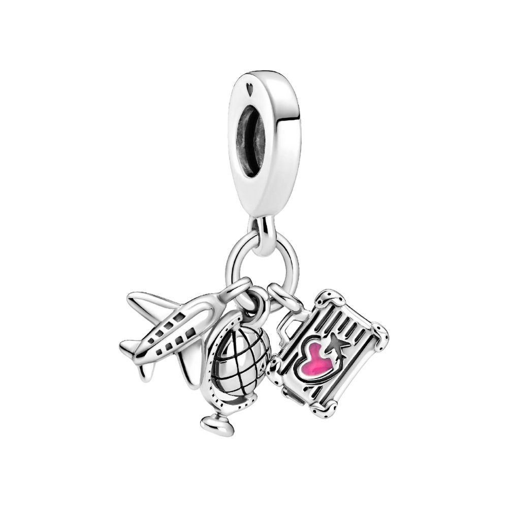 Charm-Einhänger 799435C01, Reisen, Herz, Liebe