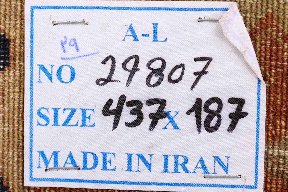 rechteckig, Täbriz 12 Jalili Handgeknüpfter mm Nain Läufer, Höhe: Orientteppich Orientteppich Haj Trading, 186x436