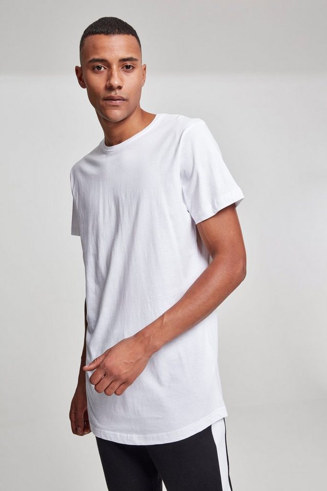 URBAN CLASSICS Kurzarmshirt Herren Shaped Long Tee (1-tlg), Hervorragender  Tragekomfort durch hochwertige Verarbeitung