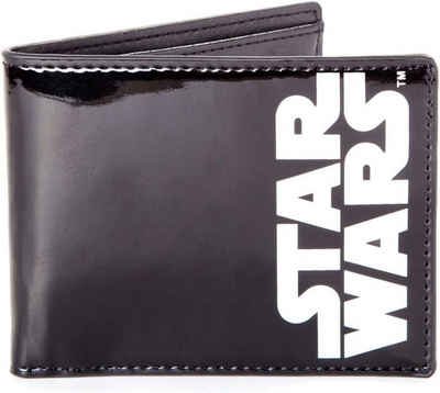 Star Wars Geldbörse STAR WARS Portmonee Schwarz Geldbörse Damen + Herren + Jungen + Mädchen