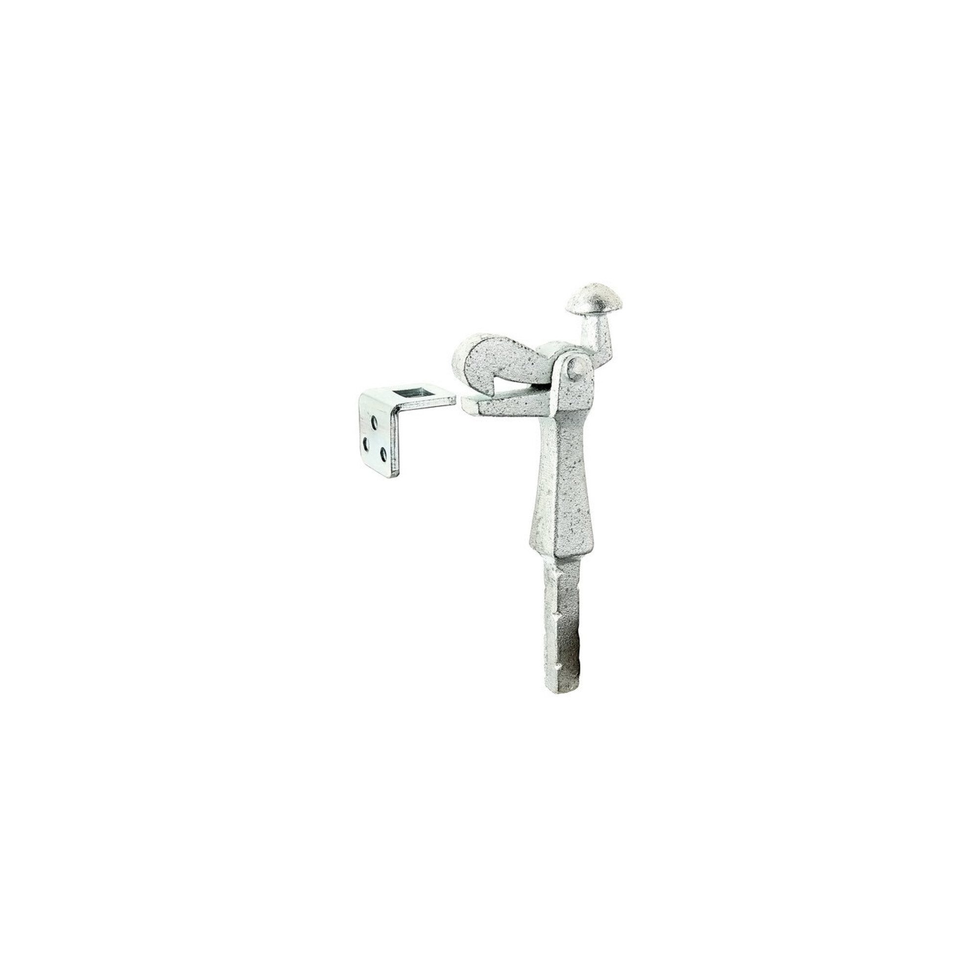 Alberts Bodenschieber GAH Alberts Torfeststeller mit Haltewinkel B52mm, H150mm Stahl