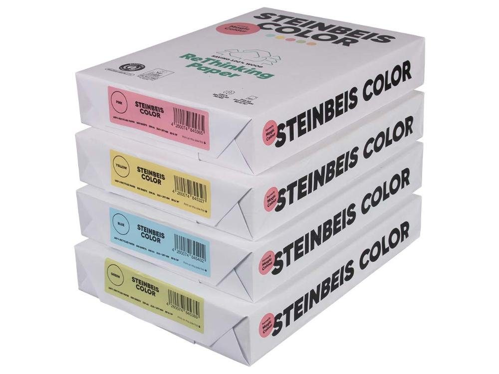 Steinbeis STEINBEIS 'MagicColour' Kopierpapier Farbiges pastellgelb Kopierpapier DIN