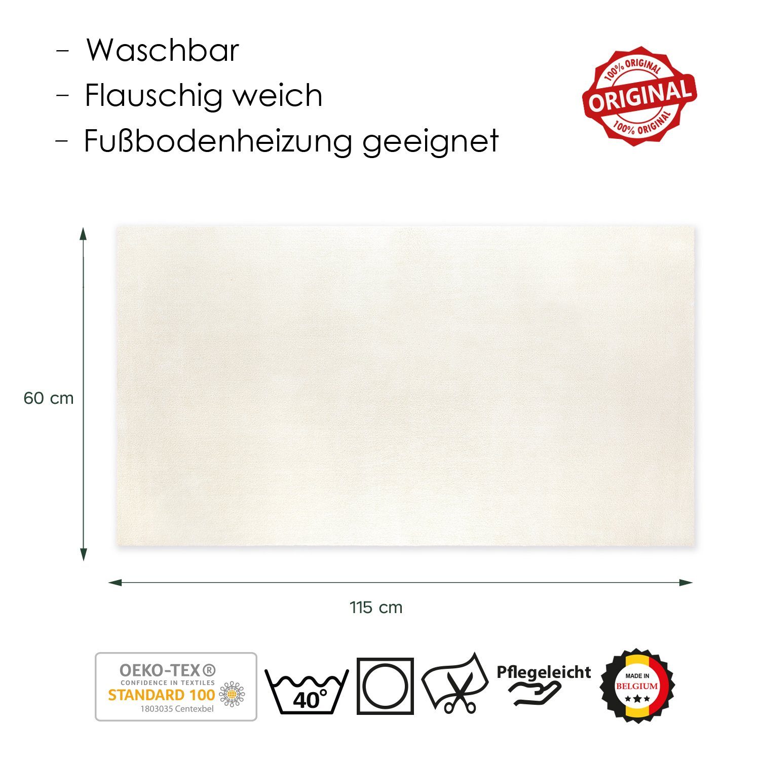 DomDeco Teppich Waschbarer Teppich FEEL günstig online kaufen