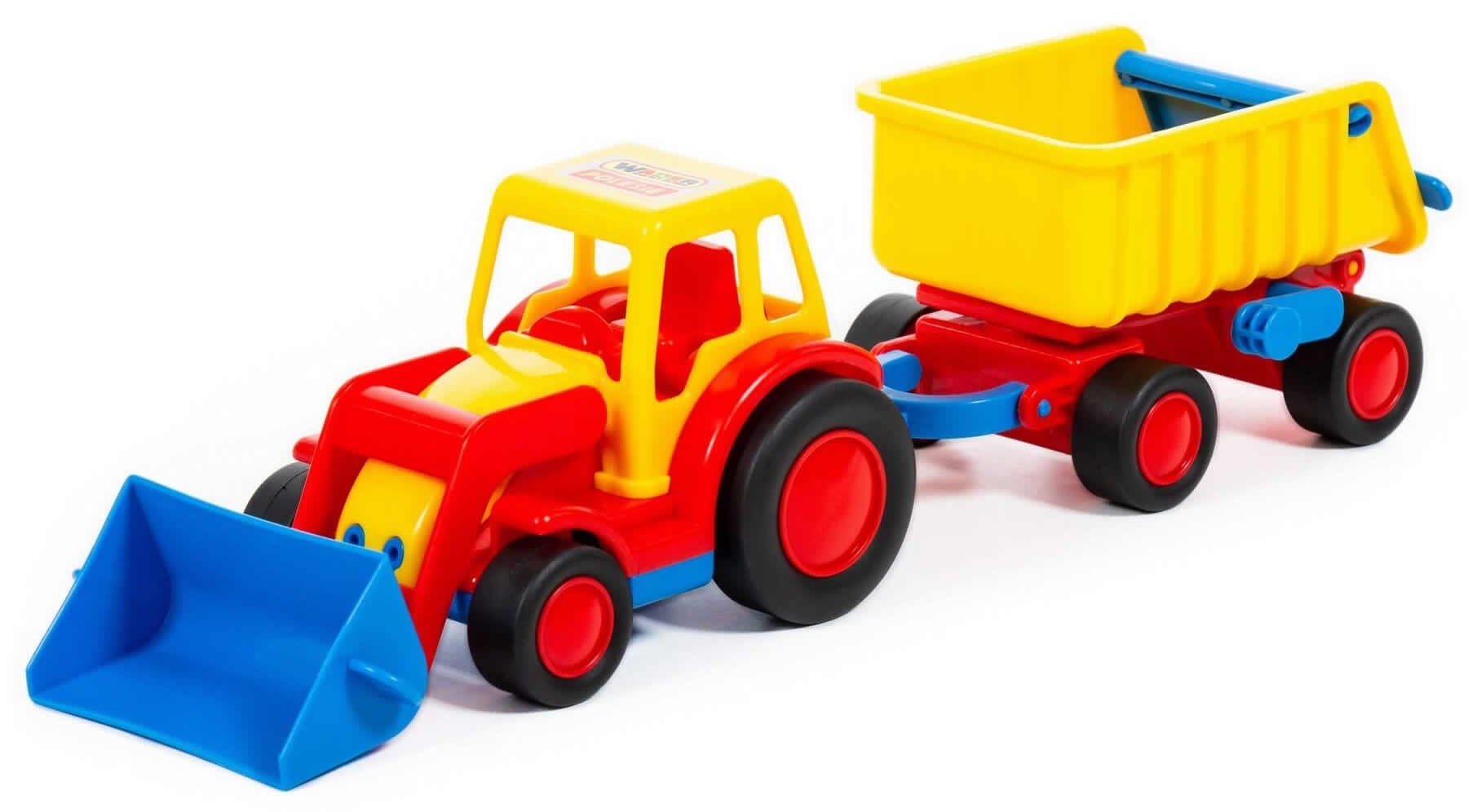 WADER QUALITY TOYS Spielzeug-Traktor Basics Traktor günstig online kaufen