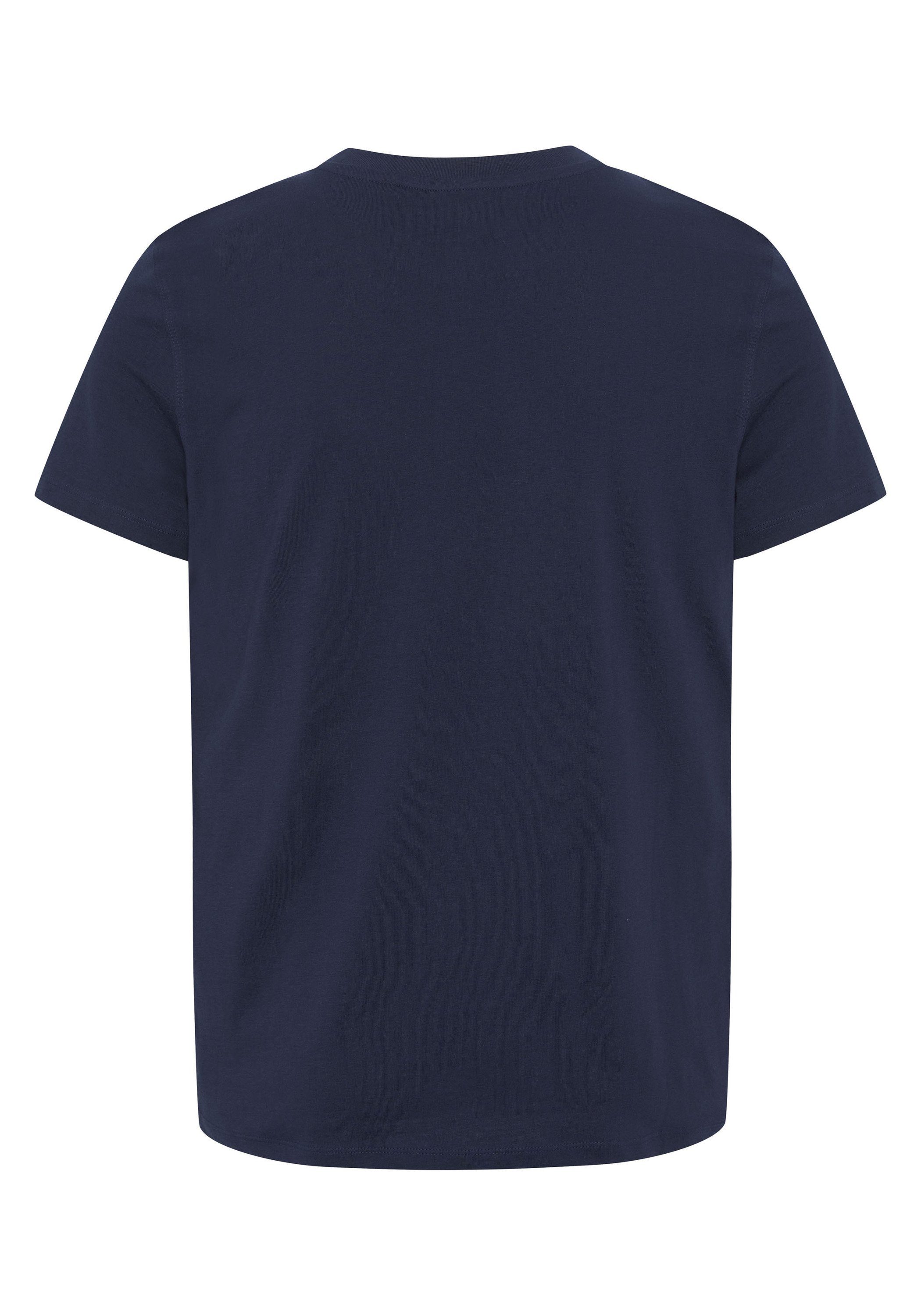 Oklahoma 19-3923 mit Navy aus Blazer Print-Shirt Jeans Jersey Label-Schriftzug