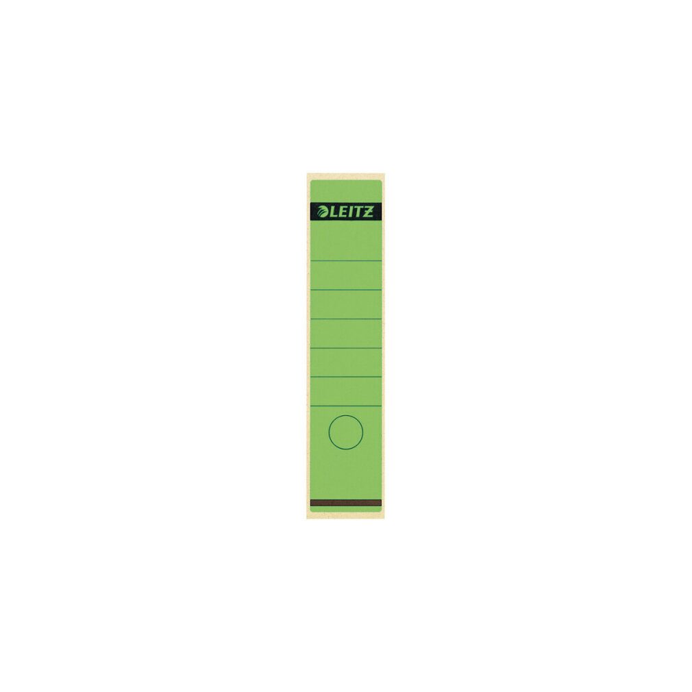 LEITZ Etiketten 100 Ordneretiketten 1640 grün für 8,0 cm Rückenbreite