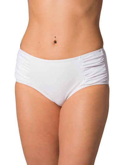 Aquarti Bikini-Hose Aquarti Damen Bikinihose Hotpants mit seitlichen Raffungen