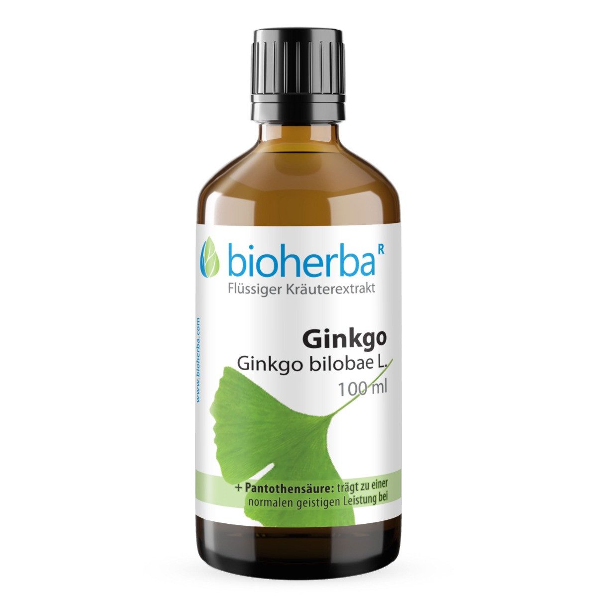 BIOHERBA R Bioherba GINKGO Ginkgo bilobae L. Tropfen Tinktur 100 ml Nahrungsergänzungsmittel, 1 er