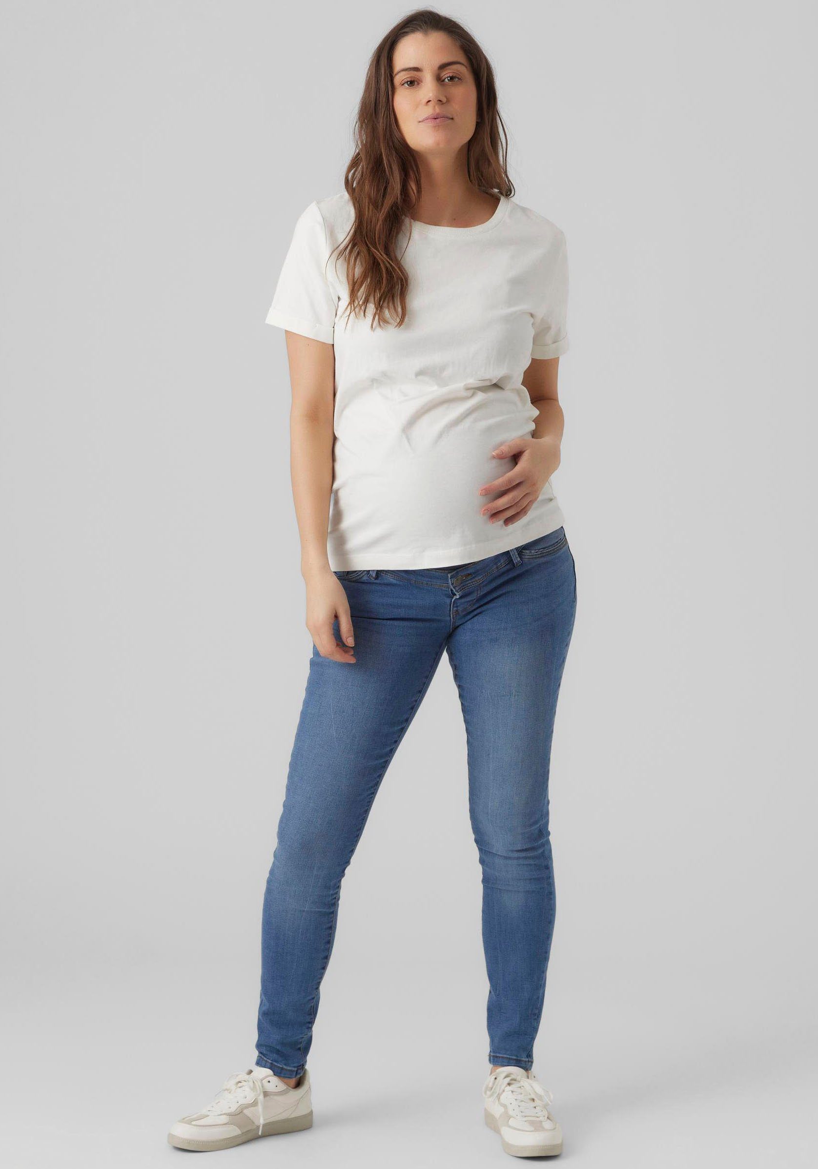 Mamalicious Umstandsjeans MLMILA mit Bauchband