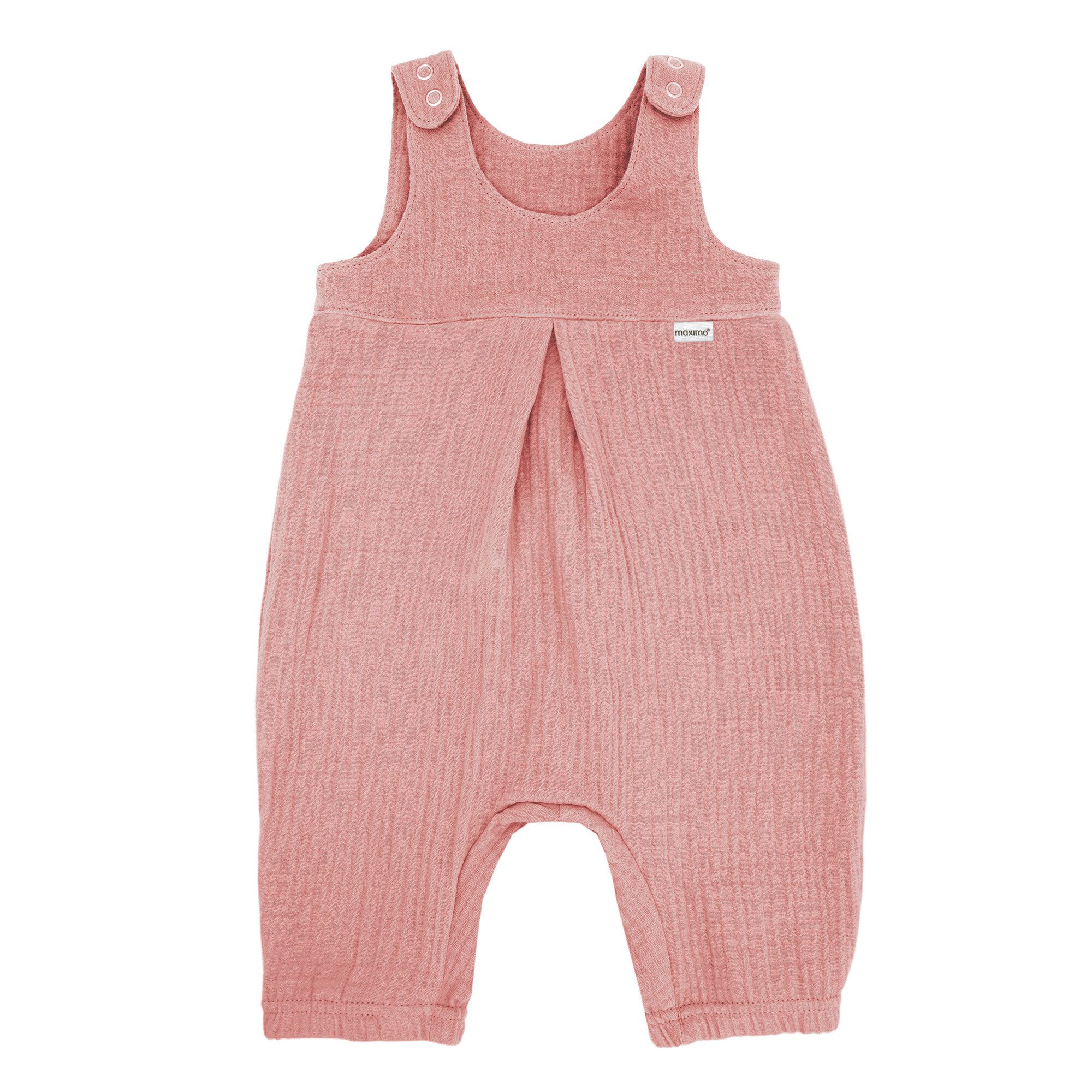 MAXIMO Overall GOTS BABY-Overall, Musselinstoff, Windelöffnung (1-tlg) Musselin