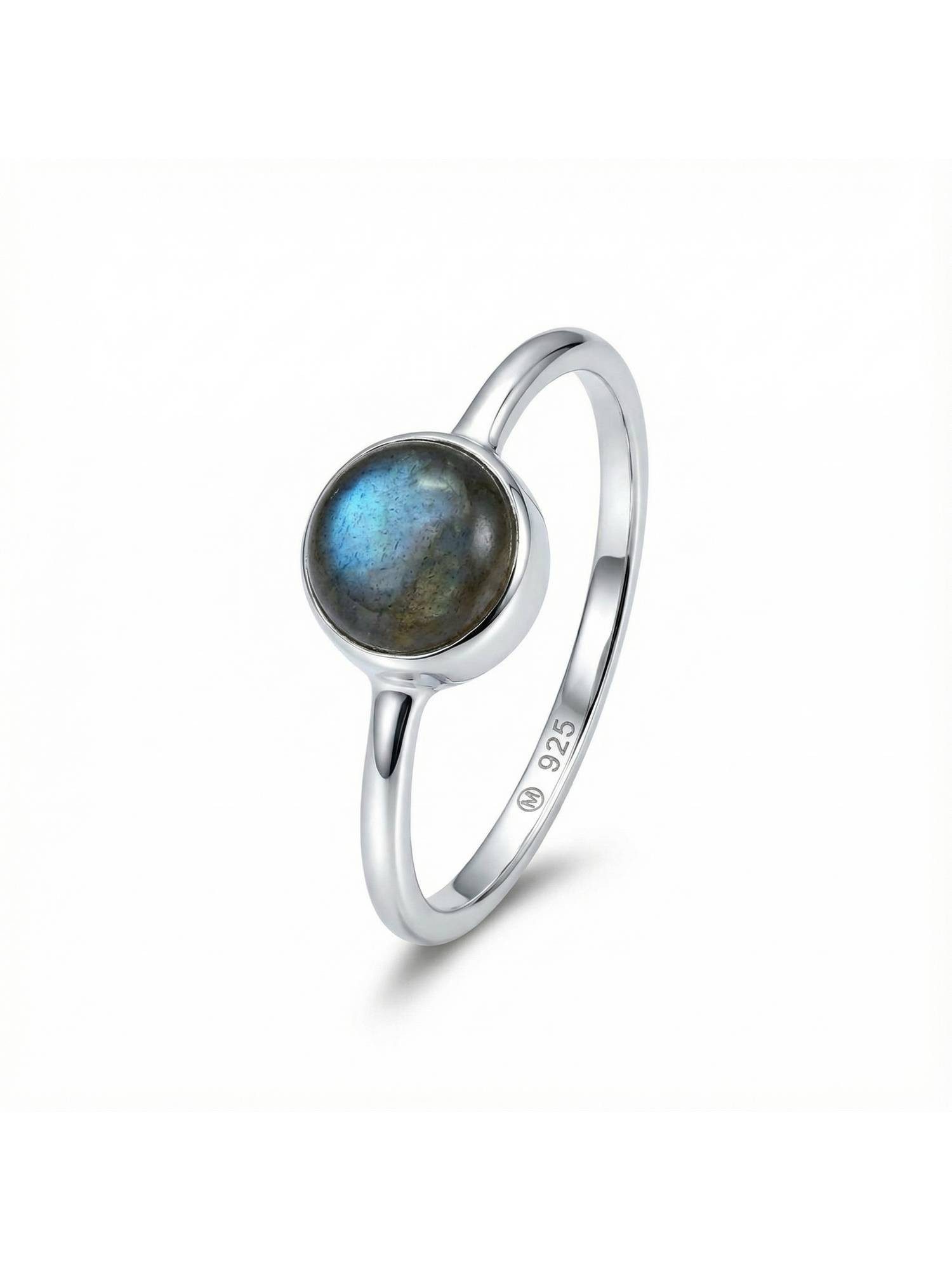 mantraroma Silberring SAMA rund aus 925 Silber mit Labradorit (Ring mit Sch günstig online kaufen