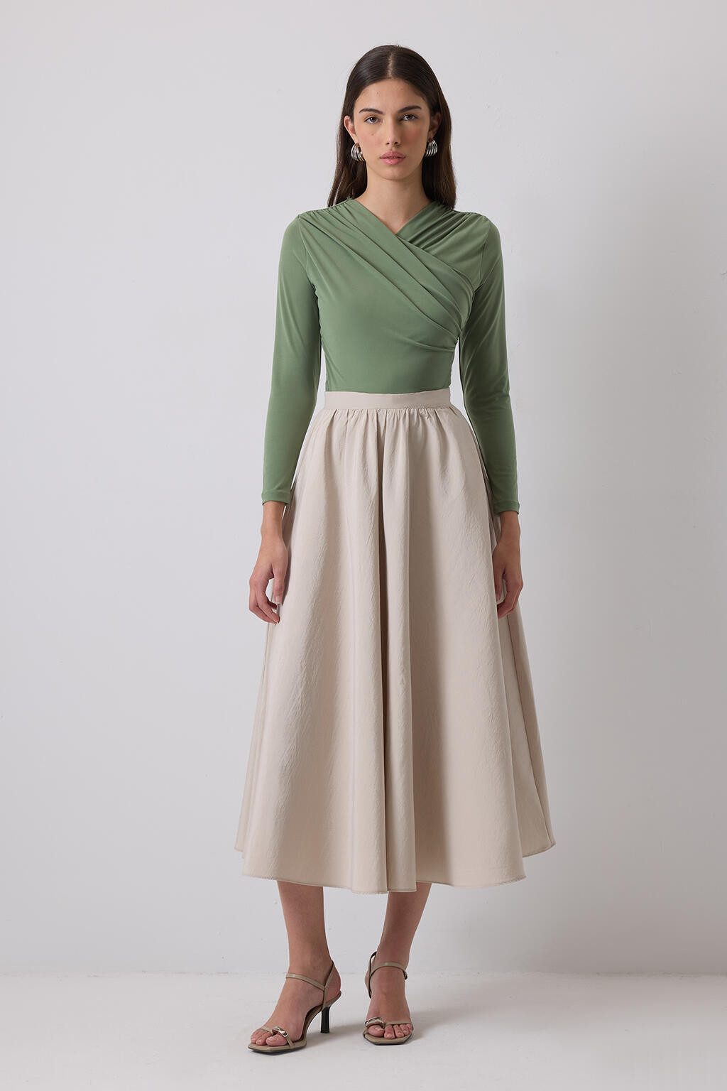 touche prive Langarmbody Drapierter Body für günstig online kaufen