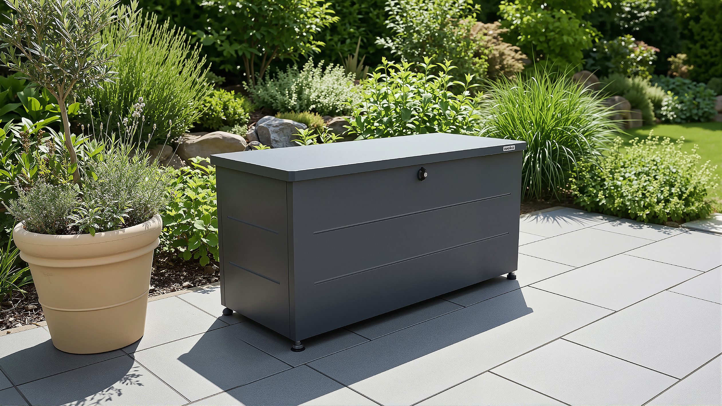 weka Auflagenbox Gary, Metall pulverbeschichtet, verschiedene Größen