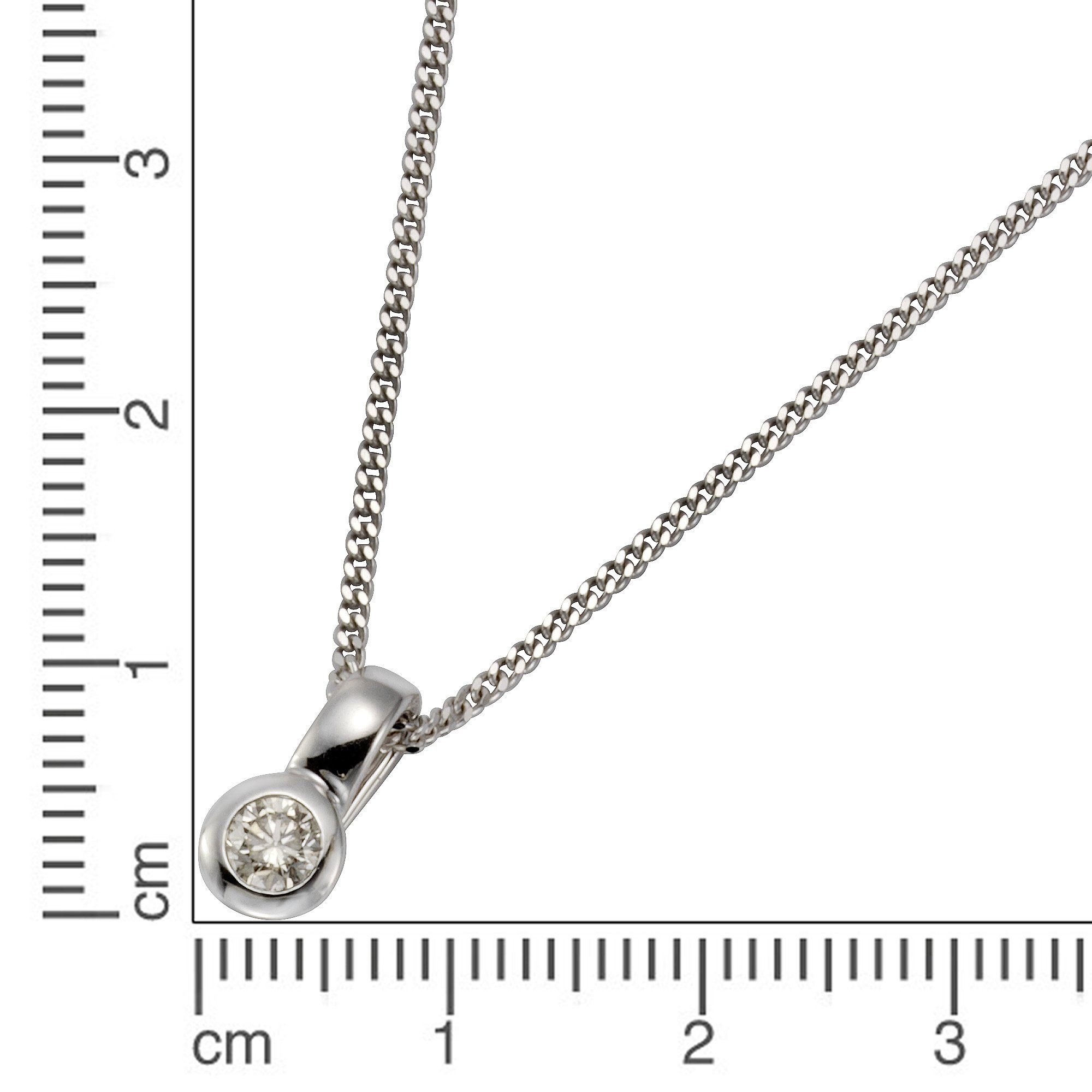 Diamonds by Ellen K. Kette mit Anhänger 585 Gold Brillant 0,20ct. günstig online kaufen