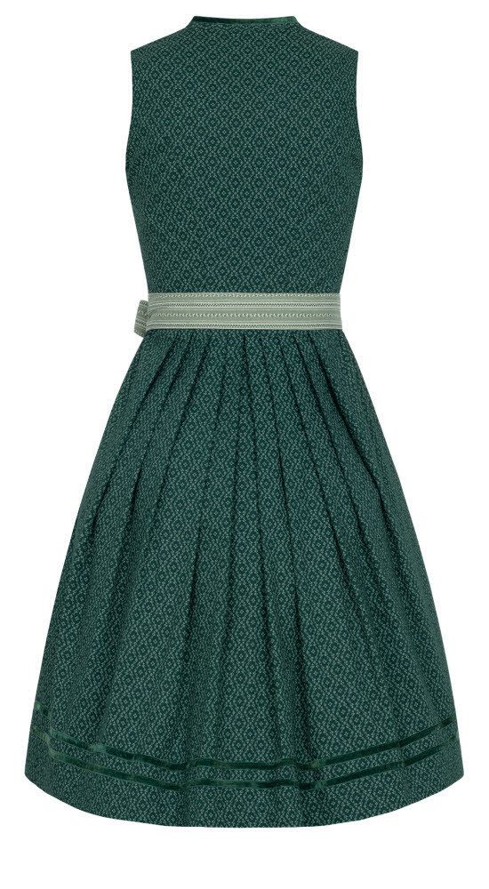 Nübler Trachtenkleid Midi Dirndl Frieda in Grün von Nübler