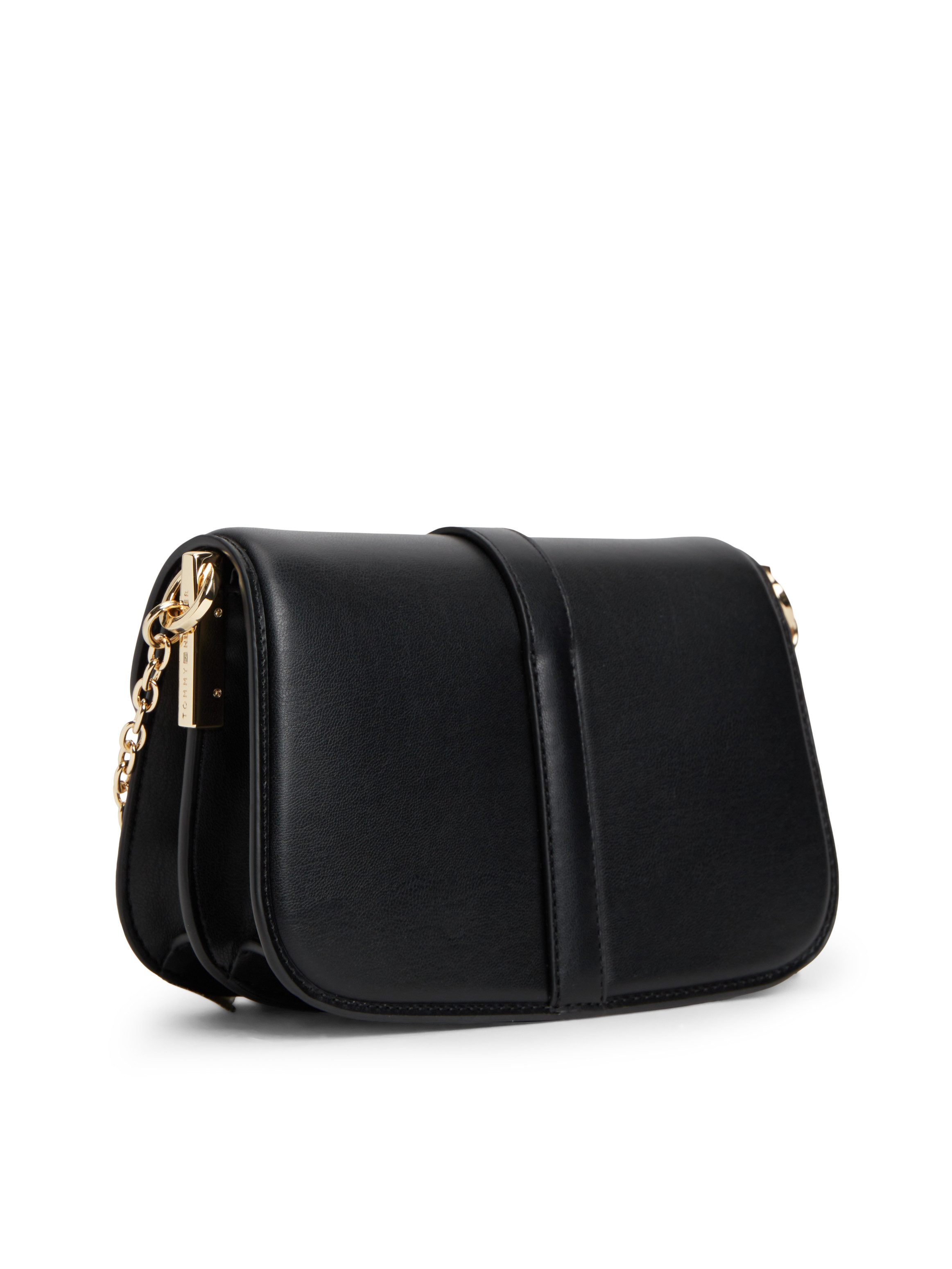 Tommy Hilfiger Umhängetasche TH HERITAGE CHAIN CROSSOVER, Damen Abendtasche, Schultertasche Handtasche mit Steckverschluss – Bild 2 von 4