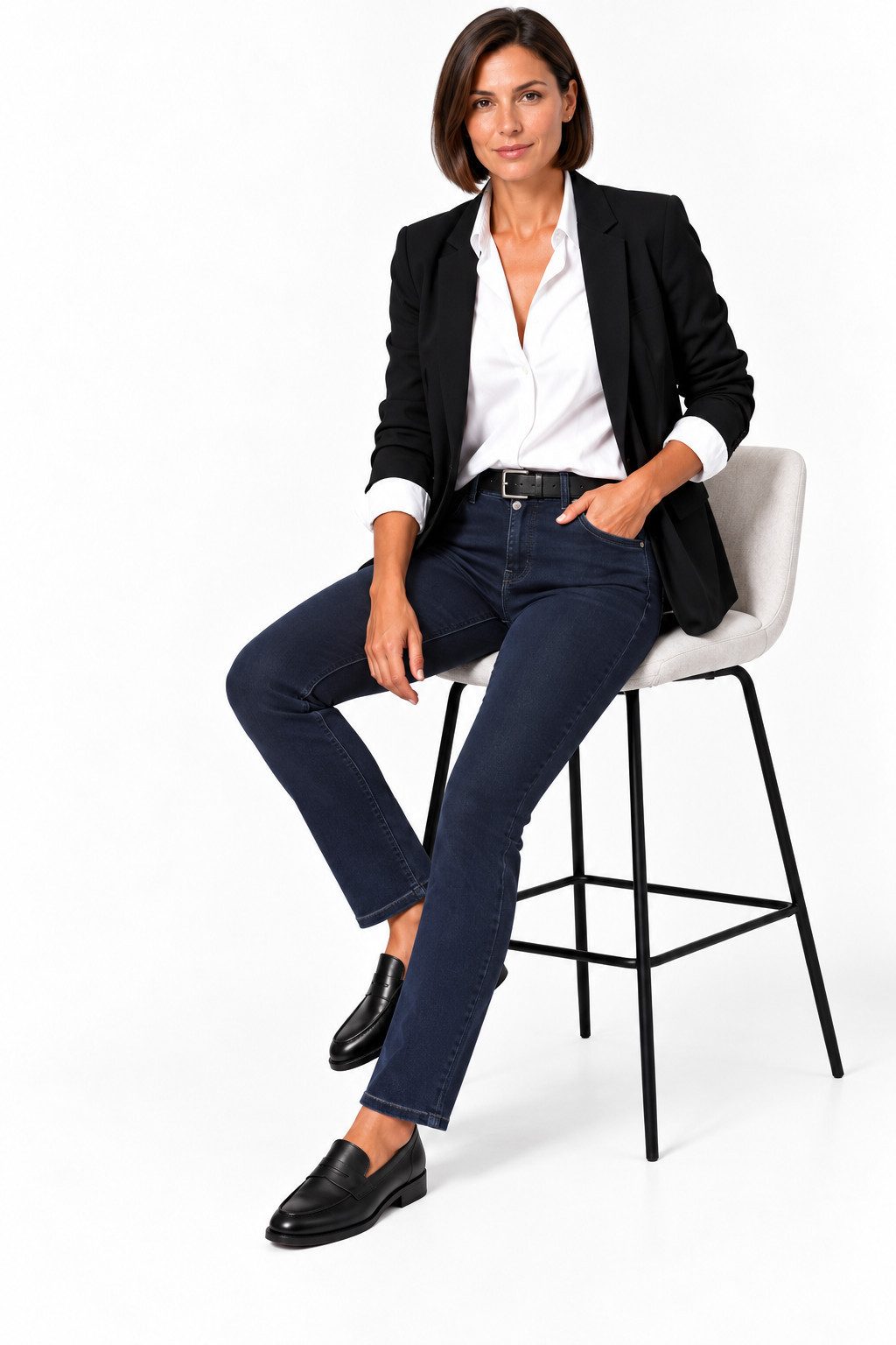 STARK DIE HOSE Stretch-Jeans Style WELLNESS- bequeme 5-Pocket, Regular Fit mit Dehnbund Eine gelungene Weiterentwicklung des beliebten ZERRES-Vorgängers – Bild 2 von 5