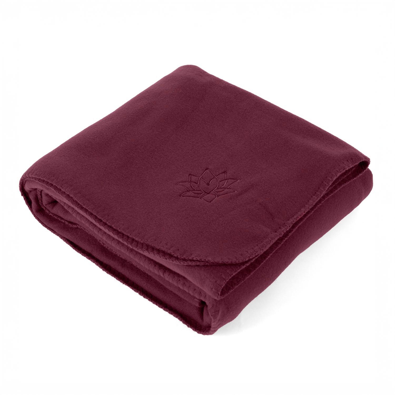 Wohndecke Yogadecke ASANA BLANKET bordeaux, bodhi günstig online kaufen