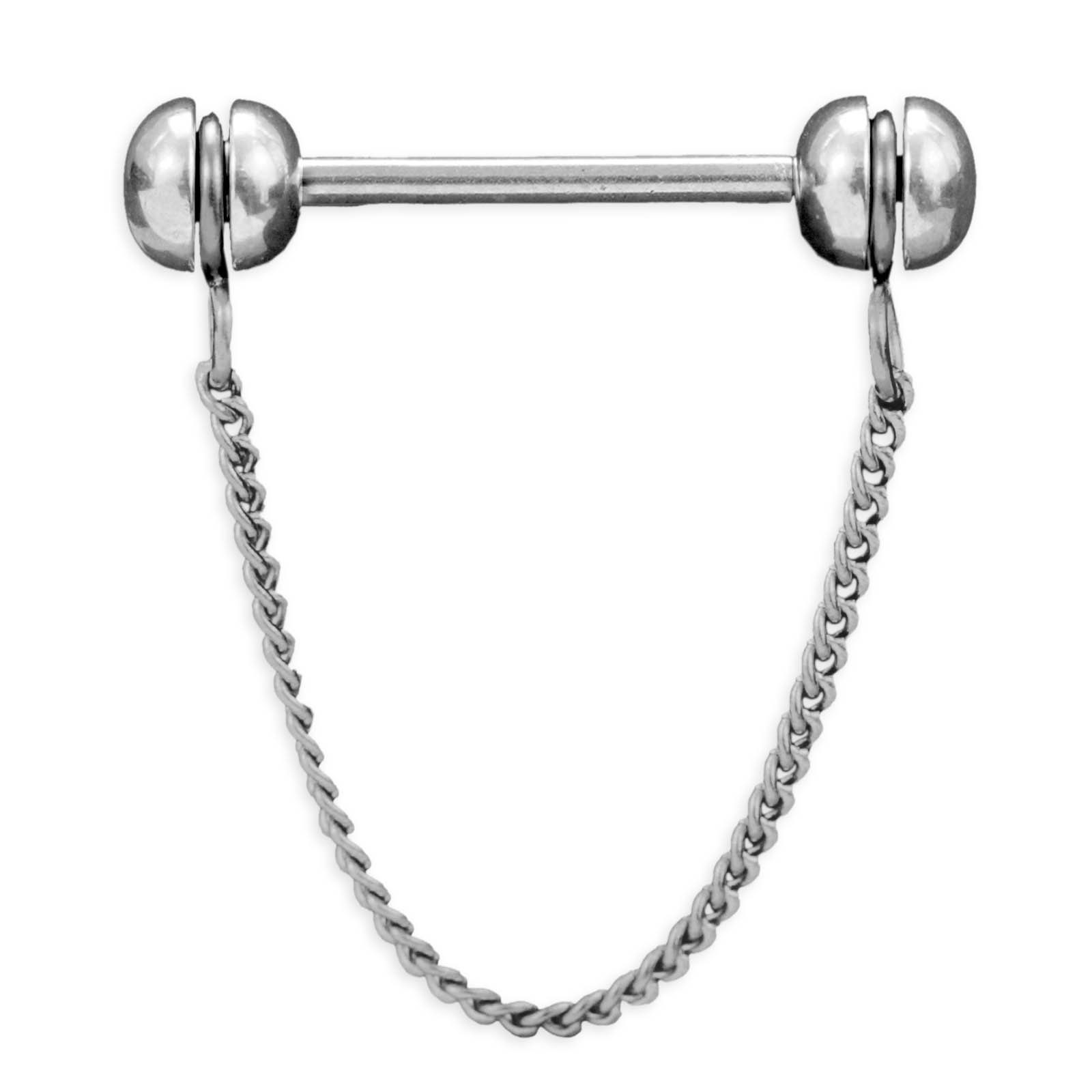 viva-adorno Brustwarzenpiercing Nippelpiercing Brust Piercing Barbell Kette günstig online kaufen