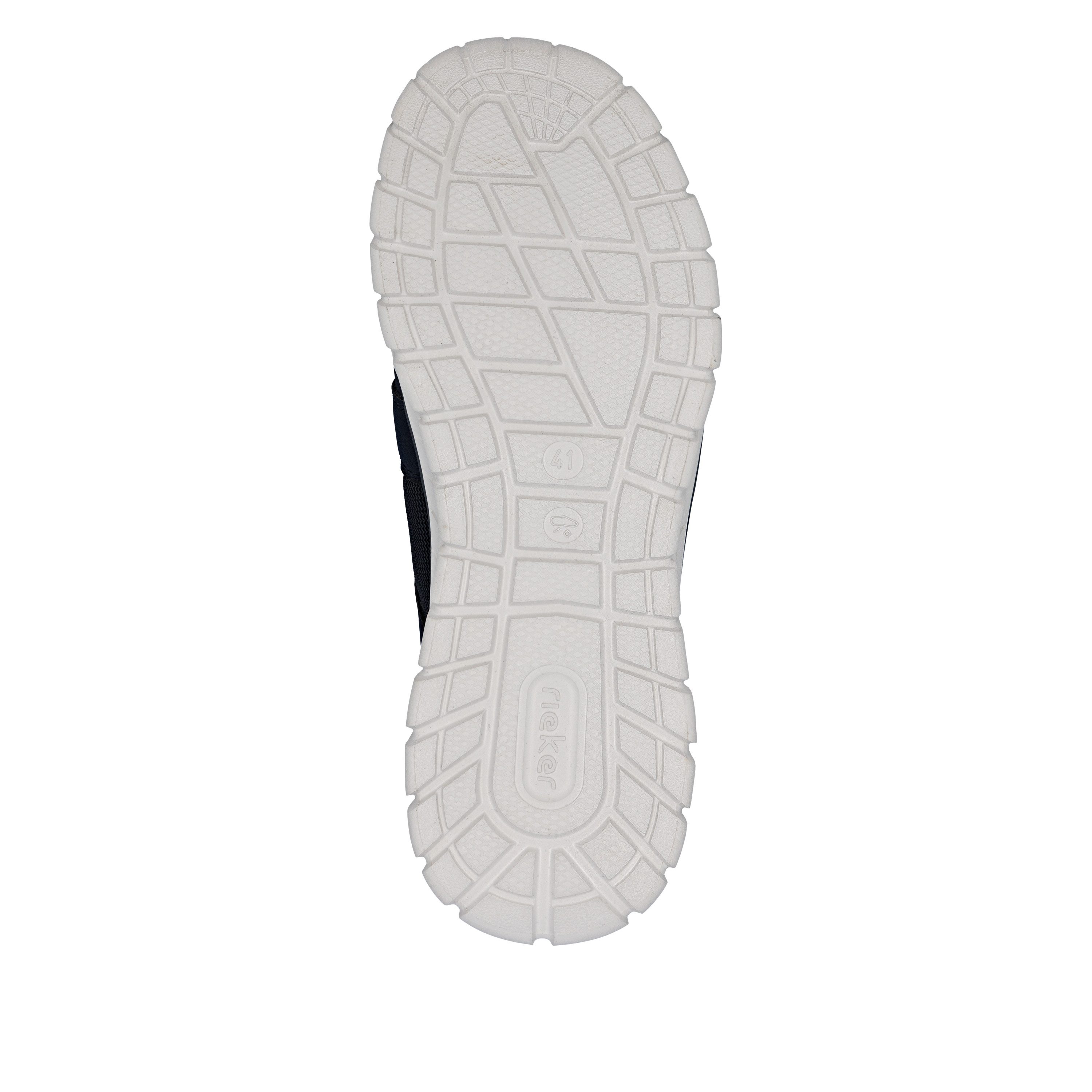 RIEKER Sport Slip-On Sneaker Freizeitschuh, Halbschuh, Slipper mit Anziehlaschen