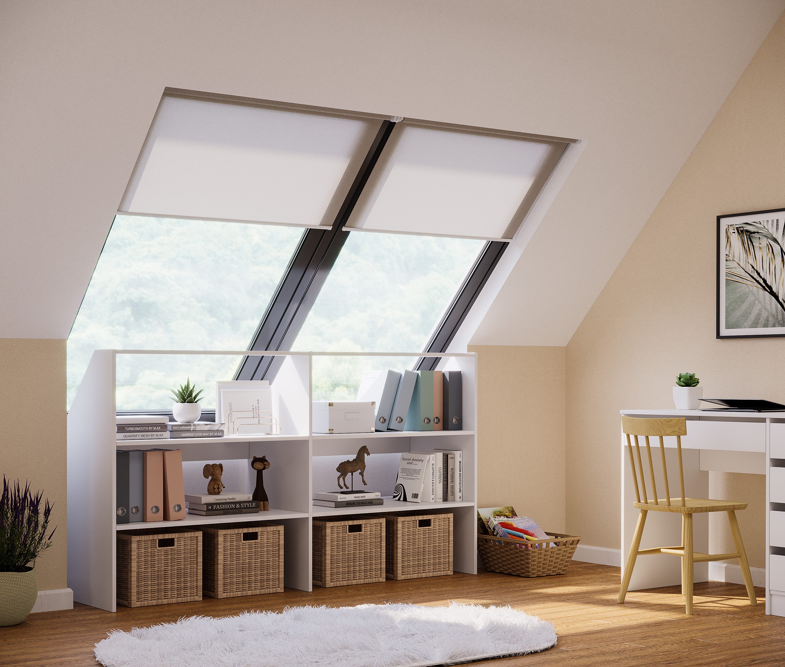 Bellamio Regal Aland Dachschrägenregal, 179cm breit, günstig online kaufen