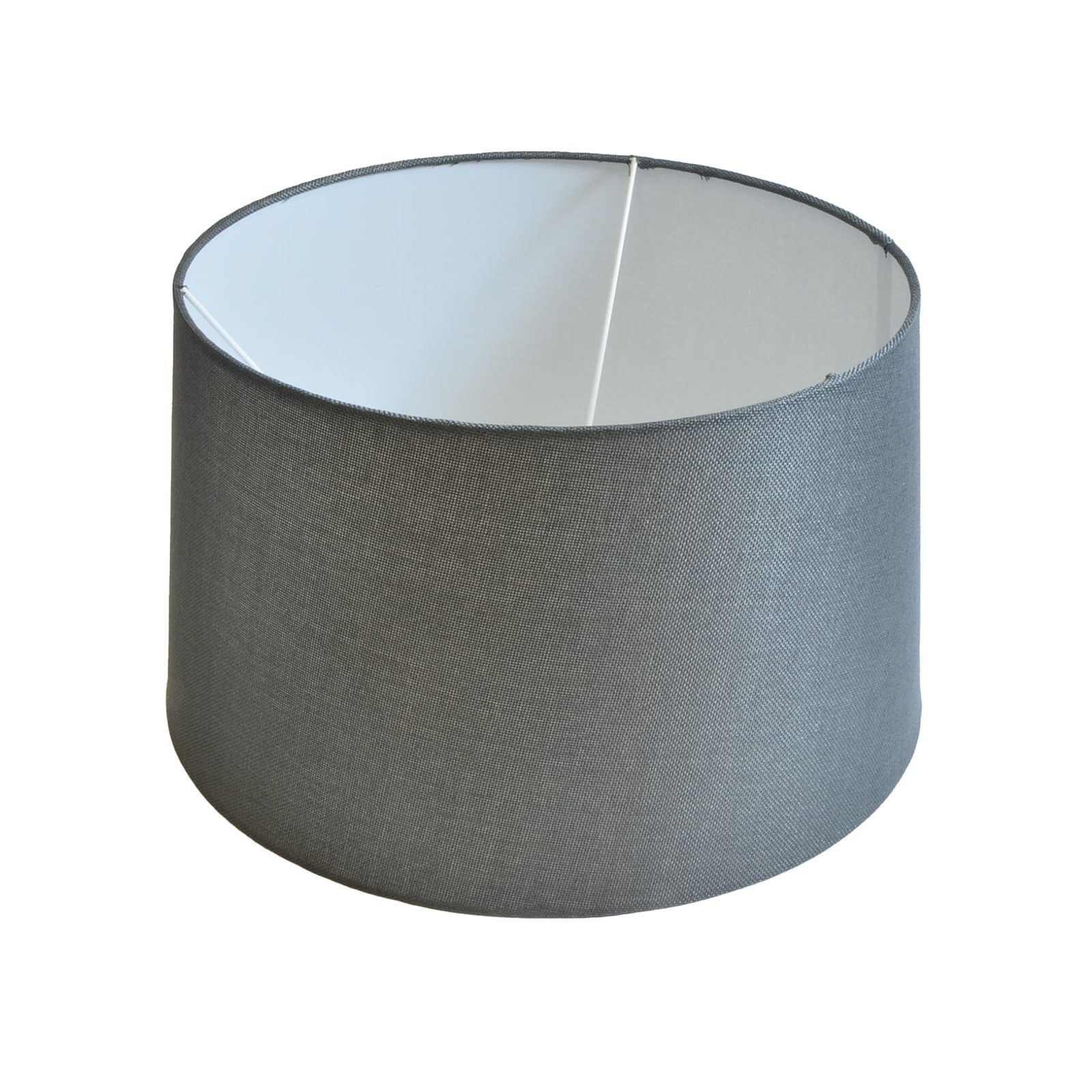 B&S Lampenschirm Lampenschirm Stoff rund Ø 40 x H 23 cm verschiedene Farben günstig online kaufen