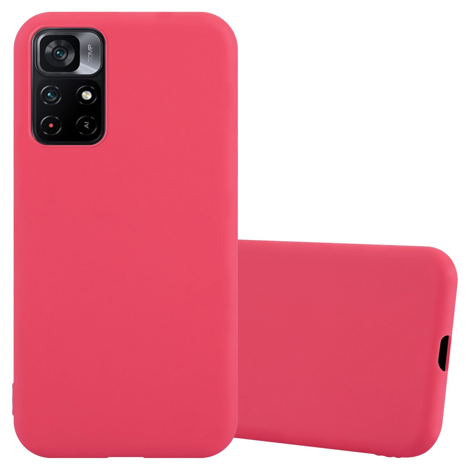 Cadorabo Handyhülle für Xiaomi POCO M4 PRO 5G Hülle Xiaomi POCO M4 PRO 5G, Flexible TPU Silikon Handy Schutzhülle - Hülle - ultra slim